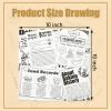 Premium Deli Paper 10"x10"- 200 Pk - Sandwich Wrapping Greaseproof Paper Sheets, Bread/Rolls Deli Paper Liners, Baskets Lining Wrappers for Fish & Chips or Burger & Fries view 2