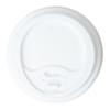UNIQ White Bulk Disposable Plastic Drink Lids with Flip Top - [1,000 Count] Fits Most 8, 10, 12, 16, 20, 20 oz Paper Drink Cups | 90mm Top Rim Diameter [Cups Sold Separately] - Hot Cup Factory view 1