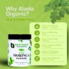 ALADA ORGANIC Moringa Powder Organic Certified Moringa Leaf Powder, Moringa Oleifera - Rich in Antioxidants and Immune Vitamin, Superfoods for Moringa Tea, Moringa Drink, India Grown, Vegan -7.05 OZ view 2