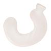 1L Rubber Hot and Cold Water Bottle U Shaped Hot Water Bag with Soft Cover Soft Water Neck Shoulder Hot Water Bottle (Beige Pure Color) view 1