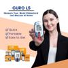 CUROfit Convenient Health Monitoring with L5 Total Cholesterol & Glucose HOME Test Kit - Compact and Portable, Comprehensive Kit, Instant Results, Easy to Use, and Accurate Readings view 2