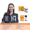 CUROfit Convenient Health Monitoring with L5 Total Cholesterol & Glucose HOME Test Kit - Compact and Portable, Comprehensive Kit, Instant Results, Easy to Use, and Accurate Readings view 4