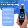 Clear Voice Oral Throat Spray Singing Ease Clarity Soothing Dampener Moisturizer Relief Vocal Eze Reducer Booster Treatment, Made in USA, Fresh Mint Flavor (2 Pack) view 3