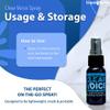 Clear Voice Oral Throat Spray Singing Ease Clarity Soothing Dampener Moisturizer Relief Vocal Eze Reducer Booster Treatment, Made in USA, Fresh Mint Flavor (2 Pack) view 4