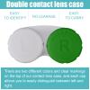 Lasiyanor 24PCS Colorful Contact Lens Case, Immersion Kit, Leak-Proof Packaging, Suitable for Outdoor Mini Case Screw Top view 3
