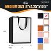 YACEYACE White and Black Gift Bags, 20Pcs 8"x4.25"x10.5" Medium Gift Bags Bulk,White Black Gift Bags with Handles,Gift Bags for Wedding,Party, Retail view 3