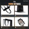 YACEYACE White and Black Gift Bags, 20Pcs 8"x4.25"x10.5" Medium Gift Bags Bulk,White Black Gift Bags with Handles,Gift Bags for Wedding,Party, Retail view 4