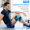 NEWGO Ice Pack for Knee Injuries Reusable, Knee Ice Pack Wrap Around Entire Knees for Replacement Surgery Recovery, Gel Cold Pack Wrap for Meniscus Tear, ACL, Swelling Pain Relief - Light Blue view 2
