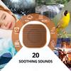 White Noise Machine plug-in Sound Machine with 20 Non Looping Natural Soothing Sounds and Memory Function Sleep Timer Sleep Machine with Sleep Therapy for Baby Kids Adults-New Wood Grain Added in 2025 view 2