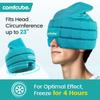 Comfcube Migraine & Headache Relief Ice Cap, 2 Hours Long Lasting Cold Therapy Wearable & Washable Form Fitting Ice Hat for Sinus & Stress Relief, Puffy Eyes, Severe Migraines, Chemo view 3