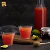R-kay 9 Oz Clear Plastic Cups For Party - Clear Cups 100 Pack - Heavy Duty Disposable Cups/Tumblers - Plastic Wine Glasses For Parties Disposable - Plastic Cocktail Glasses - Party Cups Disposable view 3