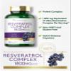 Carlyle Resveratrol Supplement | 180 Capsules | Non-GMO & Gluten Free | Potent Complex view 4