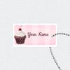 Personalized Small Tags - Set of 3 Mini ID Tags with Ball Chains - for Keys, Zippers & Small Items - [Design Theme] Collection view 1