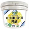 CLEAR CREEK Certified Glyphosate Residue Free Yellow Split Peas | 25 lb Bucket | Non-GMO | Kosher | Vegan | Dried | Emergency Food | Non-Irradiated view 1