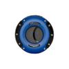 Xikar XO Double Guillotine Cigar Cutter, Dual Stainless Steel Blades, 64 RG, Black and Blue with Black Blades view 4