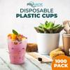 Pruvade 1000 Pack 3 oz Disposable Plastic Cups, Non-Slip and Sturdy Plastic Cups for Birthday Party, BBQ, Picnics, Events & Home Use, Bathroom Cup (3 Ounce) view 2