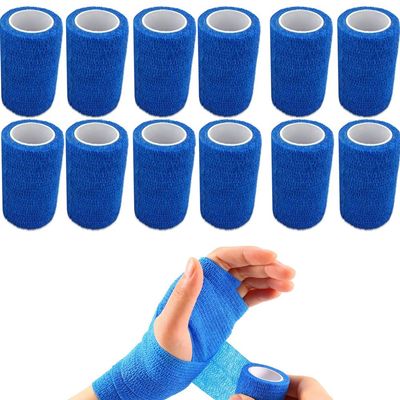 12 X Elastic Bandages Wrap Self Adhering Adhesive Bands Flexible First Aid Tape