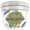 CLEAR CREEK Green Lentils | Project Non-GMO Verified | 25 lb bucket | Vegan | Non-Irradiated (Will Sprout) | Kosher | Vegan view 1