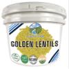 Certified Glyphosate Residue Free Yellow Lentils Grown Montana | 25 LBS Emergency Food | Non-GMO | Non-Irradiated (Will Sprout) | Kosher view 1