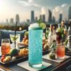 Brew Glitter Edible Drink Glitter Pump 1x 4g for Cocktails, Beer, & Beverages (Teal) view 2