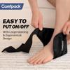 Comfpack Ankle Ice Pack Wrap for Swelling, FSA Eligible, Heel Ice Pack for Pain Relief, Hot Cold Therapy Cold Pack for Plantar Fasciitis, Achilles Tendonitis, Ankle Sprain, Foot Pain, Black view 3