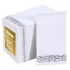 Vplus 600 Pack Paper Napkins Guest Towels Disposable Premium Quality 3-ply Dinner Napkins Disposable Soft, Absorbent, for Kitchen, Wedding, Parties, Dinners or Events(Silver) view 1