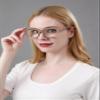 REAVEE 2 Pack Oprah Style Oversized Reading Glasses for Women Men Blue Light Blocking, Ladies Stylish RetroSquare Large Computer Readers (Red/Coffee 1.75x) view 4
