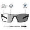 square Transition Photochromic Bifocal Reading Glasses for Mens Womens Outdoor Sports Presbyopia Sunglasses reader (gary, 2, multiplier_x) view 3