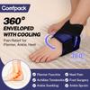 Comfpack Ankle Ice Pack Wrap for Swelling, Heel Ice Pack for Pain Relief, Hot Cold Therapy Cold Pack for Plantar Fasciitis, Achilles Tendonitis, Ankle Sprain, Foot Pain, Navy view 2