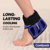 Comfpack Ankle Ice Pack Wrap for Swelling, Heel Ice Pack for Pain Relief, Hot Cold Therapy Cold Pack for Plantar Fasciitis, Achilles Tendonitis, Ankle Sprain, Foot Pain, Navy view 3