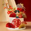 16Pcs Chinese Queen Cake Decoration Traditional Chinese Birthday Cake Decoration for Wedding Birthday Bridal Shower Baby Shower Asian Cake Topper view 4