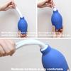 10 oz Black Silicone Enema Bulb Kit 10 oz Clean Anal Douche for Men Women (Blue) view 2