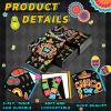 100 Pcs Cinco De Mayo Napkins mexican Decorative Fiesta Paper Napkins 3 Ply disposable Bathroom Hand Towel for Guest Home Dinner Kitchen Bathroom Fiesta Party Supplies view 3