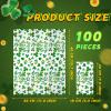 100 Pcs St Patricks Day Napkins 3 Ply Disposable Guest St Patricks Day Paper Napkins for Home Dinner Bathroom Kitchen Party Supplies view 2
