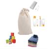 5 x 7 Inches Double Drawstring Organic Cotton Bags - Reusable Dust Bags - Gift Bags - Washable Multi Purpose Use (Natural (Pack of 100)) view 3