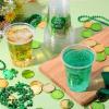 Aoriher 100 Pcs 12 oz St Patrick's Day Shamrock Cups Disposable Plastic Happy St Patrick's Day Green Clear Cups Lucky Day Printed Bar Decorations for Irish Party Supplies view 4