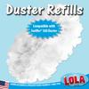LOLA 360 Duster Refills, 10 Pack, Compatible & Comparable to Swiffer, Traps & Locks More Dust Than Feather Dusters, Attach - Clean - Toss view 2