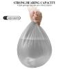 5 Rolls Small Trash Bags - 200 Counts Durable 4 Gallon Small Garbage Bags for home office kitchen Bathroom Bedroom Trash Can linersSilver view 4