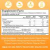 Llama Naturals Kids Probiotic with Prebiotic Fiber, Vegan, Organic Prebiotics and Probiotics Gummies for Gut Health Support, Toddler Real Fruit Gummy Vitamins, No Added Sugar Cane, Peach Mango, 120 Ct view 3