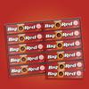 WRIGLEY'S BIG RED Chewing Gum Bulk Pack, 5 Sticks Per Pack (40 Total Packs) view 2