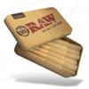RAW Classic Cones 98 Special Size - Slow Burning Pre-Rolled Cones - Special Packed Inside a RAW Metal Tin Container with Packing Tubes - 20 Pack view 1