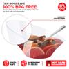54oz Clear Plastic Serving Bowls (4 Pack) Large Disposable Candy Dishes, Buffet Containers for Chips, Popcorn, Snacks, Punch, Salad Bar, Snack Bowl, Parties, Office Desk, Bridal Shower, Party Supplies view 3