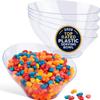 20oz Clear Plastic Serving Bowls (4 Pack) Medium Disposable Candy Dishes, Buffet Containers, Chips, Popcorn, Snacks, Mints, Salad Bar, Snack Bowl, Parties, Office Desk, Bridal Shower, Party Supplies view 1