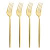 U-QE 180Pcs Gold Plastic Forks - 7.6 Inch Heavy Duty Plastic Forks, Heavyweight Gold Plastic Silverware Perfect For Parties & Weddings and Other Daily Events view 1