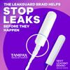 Tampax Radiant Tampons, with LeakGuard Braid, Light Absorbency, Up to 100% Leak and Odor Free Protection, Unscented, 84 Count (3 Packs of 28) view 3