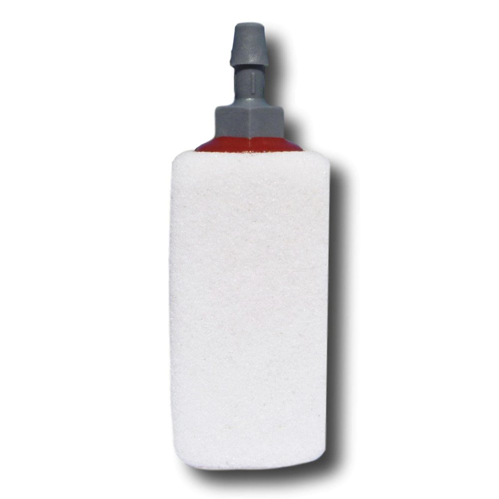 Ozone/Oxygen Diffuser Stone (1" x 1" x 2" with 3/16" OD Barb) Bubblemac's Model #1020FK