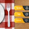 PAMI Heavy Weight Disposable Plastic Forks [200-Pack] - Bulk King Size Deluxe White Plastic Silverware For Parties, Weddings, Catering Food Stands, Takeaway- Heavy-Duty Single-Use Partyware Forks view 4