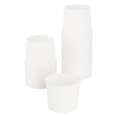 KARAT EARTH Eco-Friendly 10oz Paper Cold/Hot Food Container (90.8mm), White, KE-KDP10W - 1,000 ct