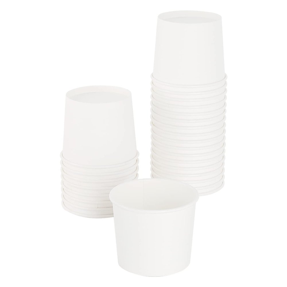 KARAT EARTH Eco-Friendly 10oz Paper Cold/Hot Food Container (90.8mm), White, KE-KDP10W - 1,000 ct