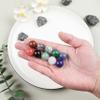 10 PCS Natural Crystals Shaped Healing Stones Crystal Palm 0.8 inch Natural Stones Polished Love Gemstones Pocket Set Bulk Balancing Meditation Mother's Day Gift view 4